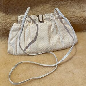 Vintage Bags by Varon Python Snakeskin Convertible Shoulder Bag/Clutch
